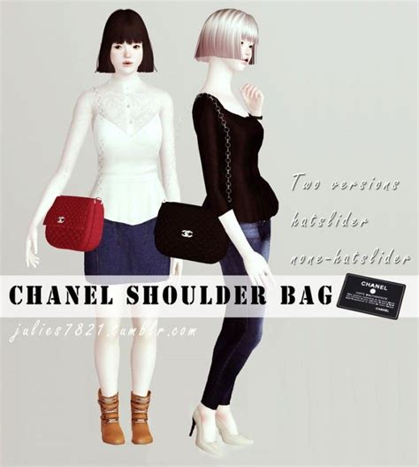 sims 3 chanel bag|sims 4 shoulder bag cc.